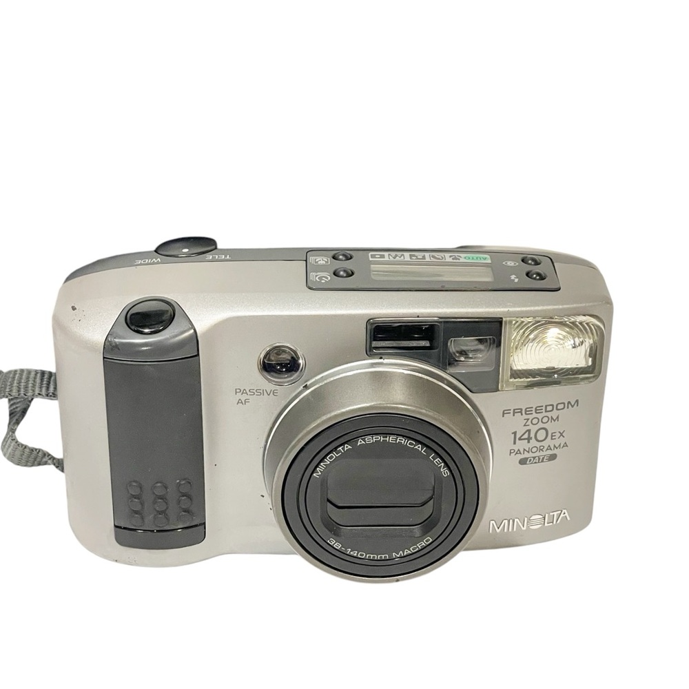 Minolta Freedom Zoom 140 EX Date Panorama 35mm Film Camera‎ UNTESTED